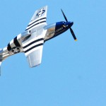 The P-51 Mustang "Crazy Horse" performs maneuvers during an air show at Eglin Air Force Base, Florida. (U.S. Air Force Photograph / Staff Sgt. Mike Meares.)
