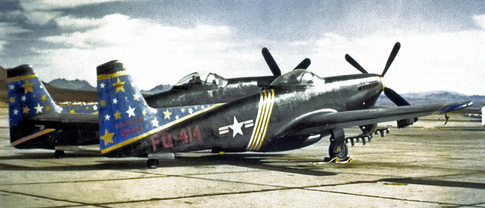North American F-82F Twin Mustang in Color