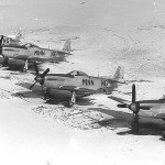 Minnesota Air National Guard F-51 Mustangs of the 109th Fighter Squadron photographed, circa 1949. (U.S. Air Force Photograph.)