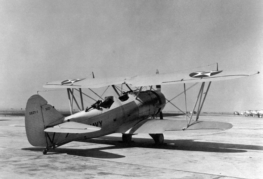 A U.S. Navy Consolidated XB2Y-1 used for field of view research at NACA Langley Research Center, Virginia in 1934. (NASA Photograph.)