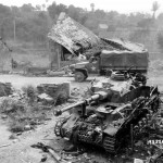German Panzer IV destroyed in Normandy, 1944. (U.S. National Archives.)