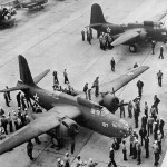 A Douglas BD-2 is delivered to the U.S. Navy after transfer from the U.S. Army Air Corps at Naval Air Station North Island, California in 1941. (U.S. Navy Photograph.)