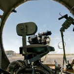 The bombardier’s position of the B-17G Flying Fortress named "Sentimental Journey" on display at the War Eagles Air Museum at the Doña Ana County Airport, Oct. 2. The bombardier’s main tool was the Norden bombsight and his accuracy was paramount in achieving a successful mission. (U.S. Dept. of Defense Photo by Sgt. Jonathan Thomas)