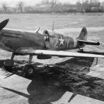 A Spitfire Mk VB used by 309th FS, 31st FG is parked at Membury Airdrome, England in March 1943. (U.S. Air Force Photograph.)