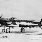 A Lockheed P-38F Lightning of the 50th Fighter Squadron, 14th Fighter Group in the snow at Camp Tripoli airfield, Iceland, November 1942. (U.S. Library of Congress Photograph.)