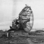 A German Würzburg radar installation in Normandy, France, 1944. (U.S. Air Force Photograph.)
