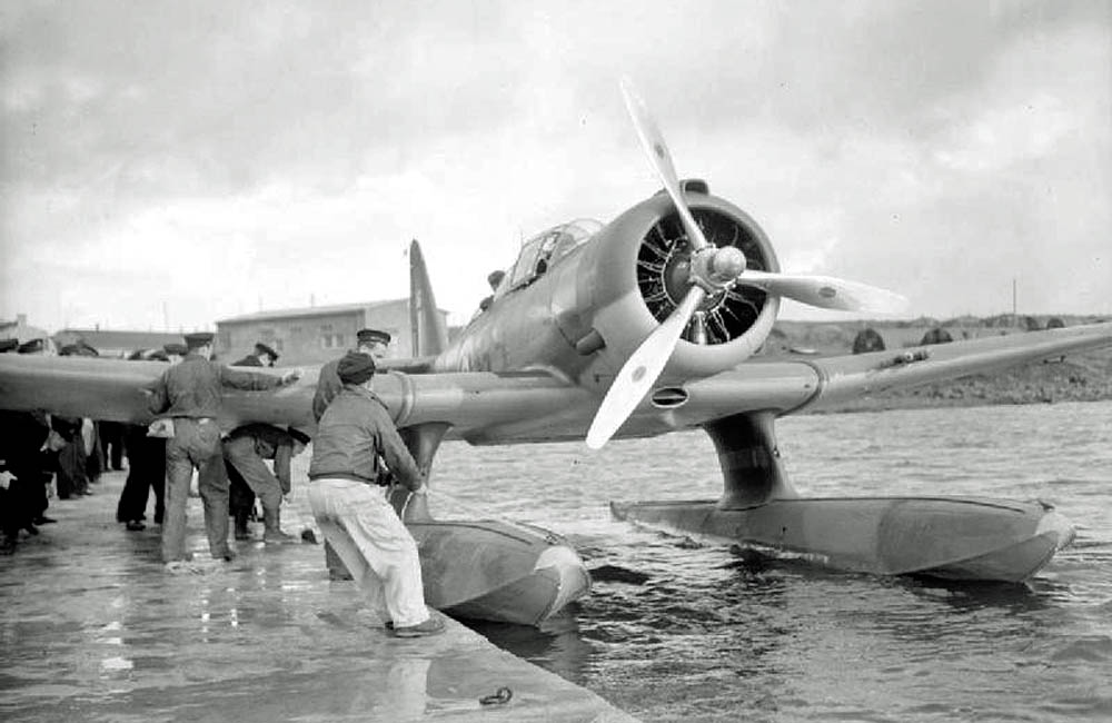 A Northrop N-3PB Nomad of No. 330 Squadron, Royal Air Force Coastal Command in Iceland, October 1941.