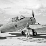 A Seversky P-35 used for NACA research at the Langley Aeronautical Laboratory at Hampton, Virginia, August 1939. (NASA Langley Research Center Photograph.)