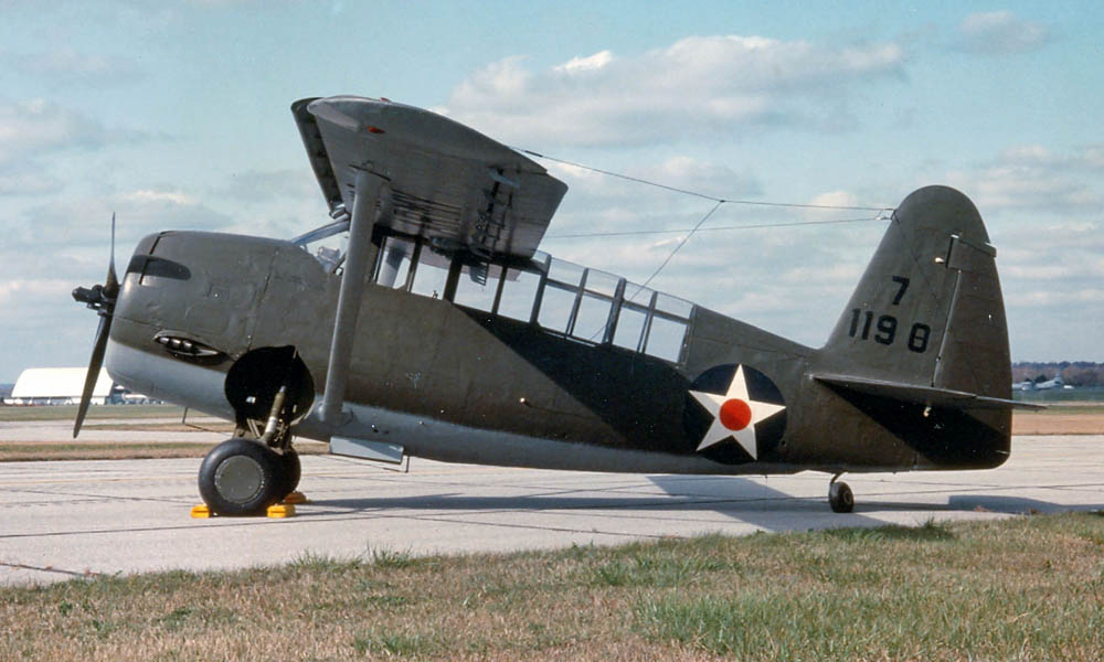 Curtiss O-52 Owl observation aircraft used by the United States before and during World War II. (U.S. Air Force Photograph.)