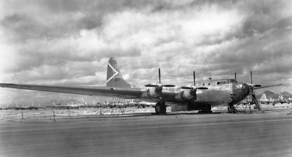 The Douglas XB-19A bomber photographed at Davis-Monthan Air Force Base, Arizona. (U.S. Air Force Photograph.)
