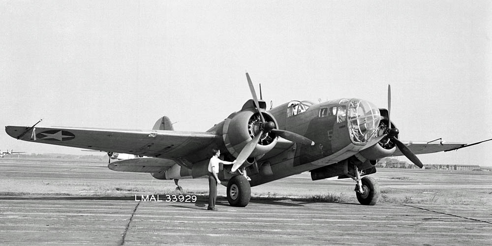A Martin RA-30 Baltimore light bomber used by NACA from June 1943 until March 1944 at Langley. (NASA Photograph.)
