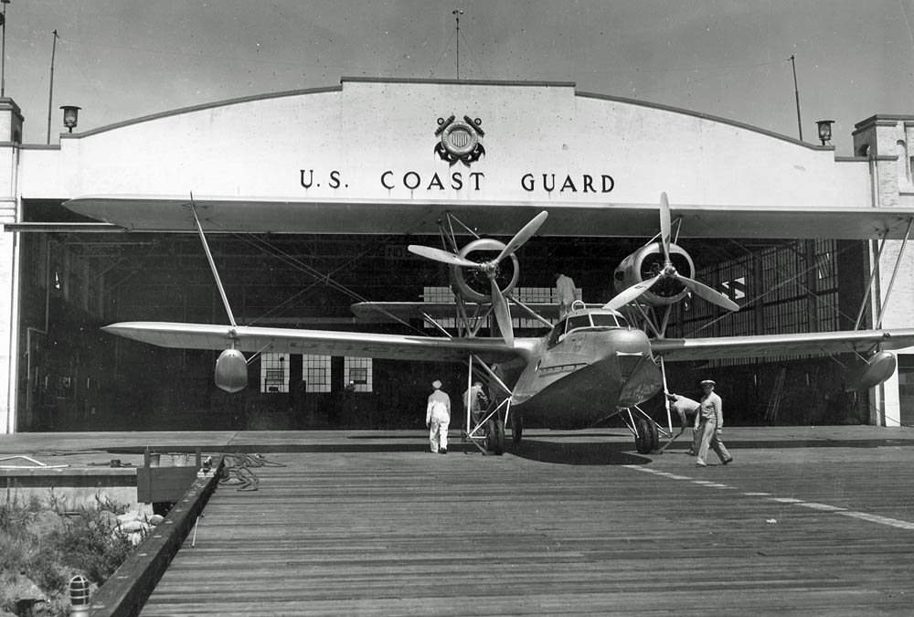 A Hall PH-2 flying boat operated by the U.S. Coast Guard before and during World War II for search and rescue, patrol, anti-submarine missions. (U.S. Coast Guard Photograph.)