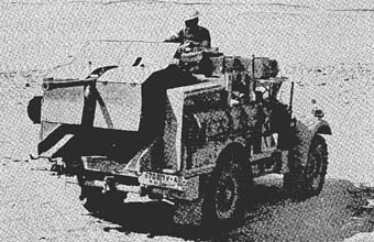 [Figure 21: British 2-pounder antitank gun photographed in April, 1940, during exercises in the Libyan theater]