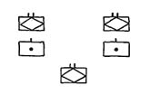 [Figure 16: Open order formation of a British armored regiment]