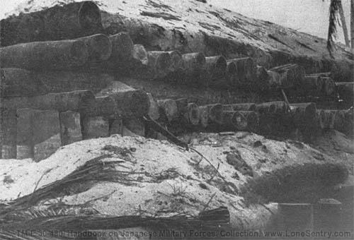 [Figure 139. Close-up of typical Japanese bunker.]