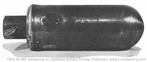 [Figure 186. 50-mm grenade discharger shell, incendiary.]