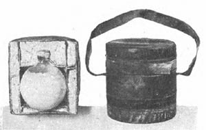 [Figure 204. Frangible hydrocyanic acid grenade, arsenic trichloride stabilized type.]