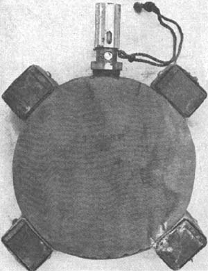 [Figure 207. Model 99 (1939) armor piercing mine, with fuze.]