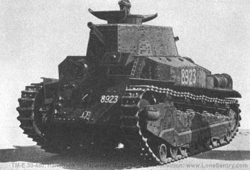 [Figure 246. Model 89 B (1929) medium tank.]