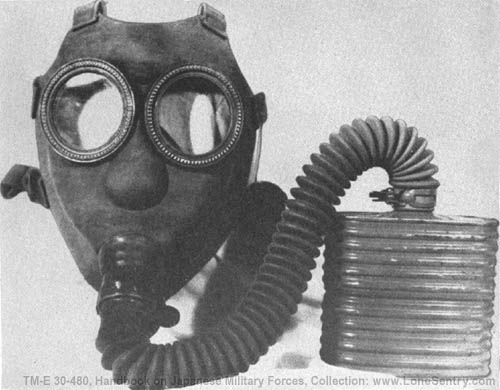 [Figure 259. Army gas mask model 99.]