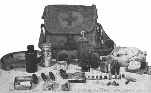 [Figure 407. First-aid kit and contents.]