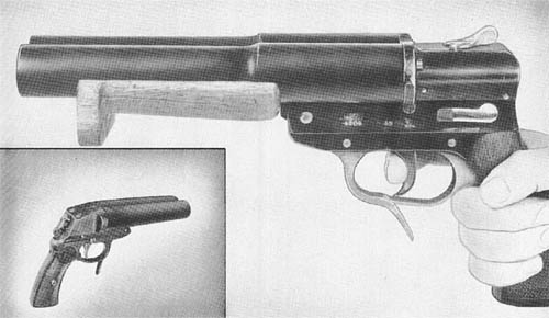 27 mm Doppel Schuss: Double Barrel Signal Pistol