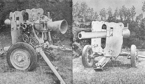 German 10.5 cm L.G. 42 and 42/1: Recoilless Gun