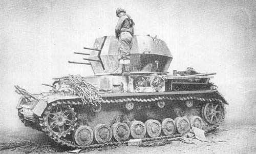 Pz. Kpfw. IV für 2 cm Flakvierling 38: Antiaircraft Gun on Medium Tank Chassis