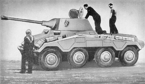 s. Pz. Sp. Wg. (5 cm) Sd. Kfz. 234/2 Puma: German 8-Wheeled Armored Cars