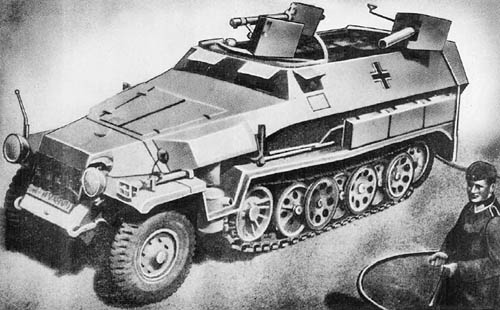 m. Flammpanzerwagen (Sd. Kfz. 251/16): Armored Flamethrower Vehicle