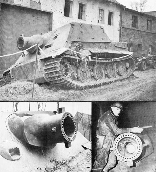 Sturmmörser: 38 cm Rocket Projector on Tiger E Chassis