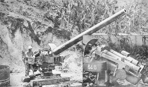 140 mm Seacoast Gun Type 3 -- Japanese, WWII