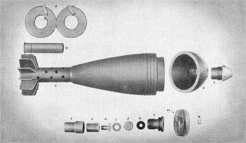8 cm Wurfgranate 39: 8 cm Mortar Shell - Bouncing Betty 8 cm Wurfgranate 39: 8 cm Mortar Shell - Bouncing Betty