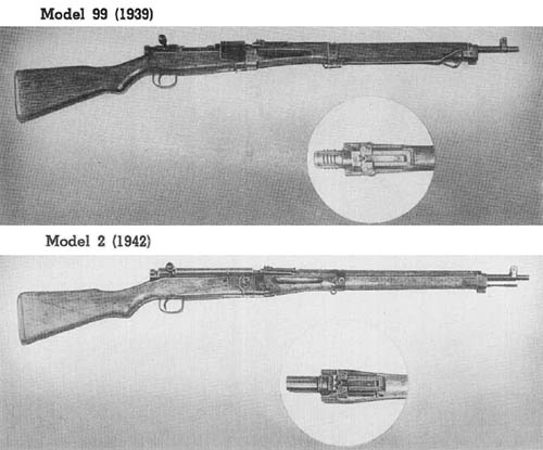 Japanese 7.7 mm Paratrooper Rifles