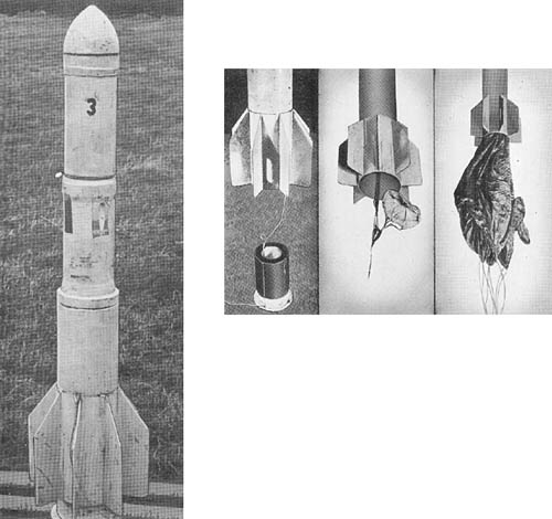 15.2 cm Parachute and Cable Type Antiaircraft Rocket