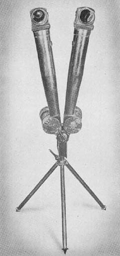 Battery Commanders Telescope with Integral Tripod