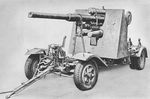 German 88mm Flak 18, 36, and 37