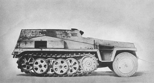 l. gp. Mannsch. Kw. (Sd. Kfz. 250): Light Armored Personnel Carrier