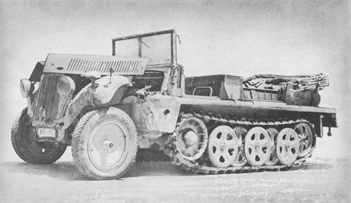 l. Zgkw. 1t (Sd. Kfz. 10): Light Semitrack Prime Mover