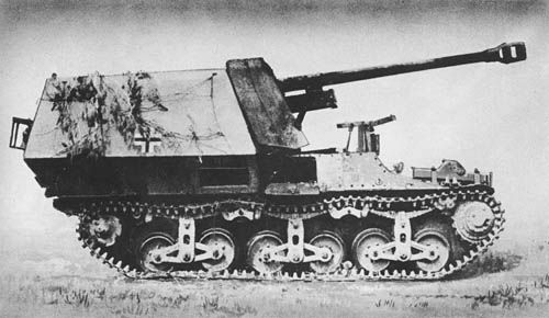 Marder I: Pz. Jäg. Lr. S. für 7.5 cm Pak 40/1 (Sd. Kfz. 135): S.P. Antitank Gun (on French Chassis)