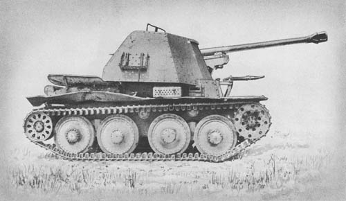 Pz. Jäg. 38 für 7.5 cm Pak 40/3 (Sd. Kfz. 138): S.P. Antitank Gun (on Czech Chassis)