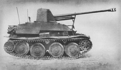 Pz. Jäg. 38 für 7.62 cm Pak 36 (r) (Sd. Kfz. 139): S.P. Antitank Gun (on Czech Chassis): Marder III Panzerjäger