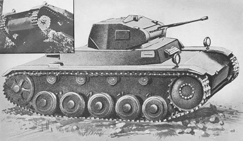 Pz. Kpfw. II Ausf a1, a2, a3, b, c: Light Tanks