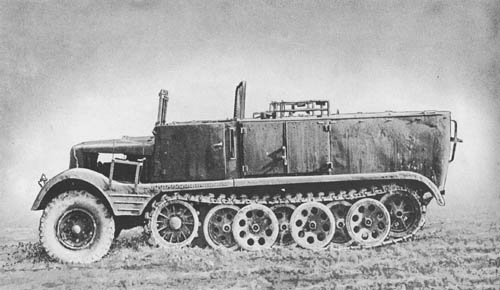 l. Zgkw. 3t (Sd. Kfz. 11): Light Semitrack Prime Mover