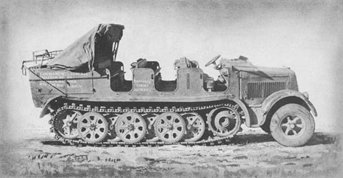 m. Zgkw. 8 t (Sd. Kfz. 7): Medium Halftrack Semitrack Prime Mover