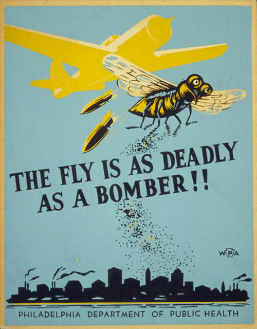 Deadly Fly WW2 Poster