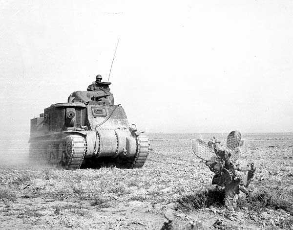 M3 Tank in Tunisia