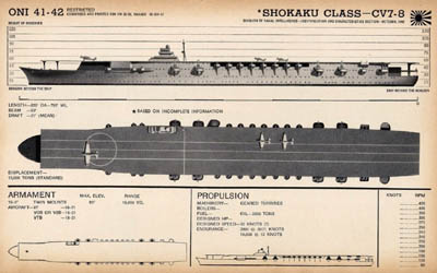 Japanese Aircraft Carriers on Japanese Aircraft Carriers Of Ww2  Shokaku Class