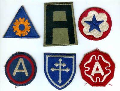 [WWII uniform patches]