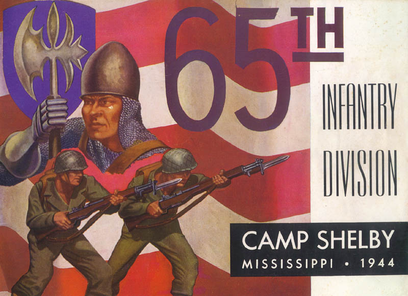 Front Cover -- 65th Infantry Division, Camp Shelby, Mississippi, 1944